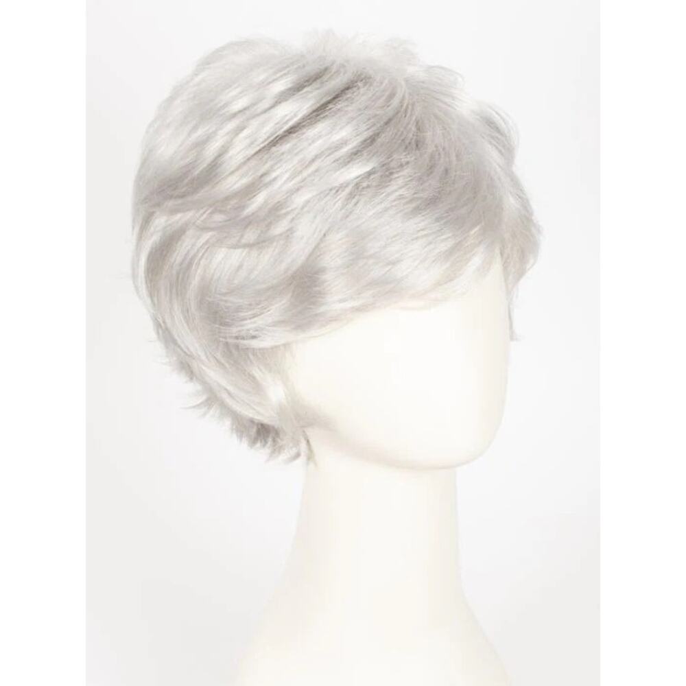 NIB Estetica Heidi Wig R60 White Pure Stretch Cap Short Layered Flip Pixie Bangs